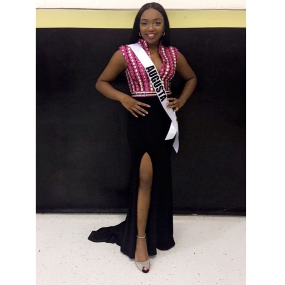 Johnathan Kayne Bedazzled Pageant Dress